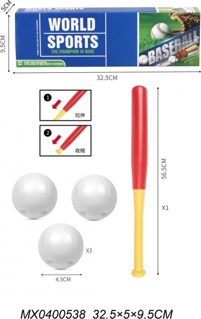 Set de baseball pour jeu récréatif