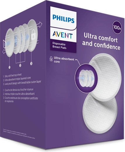 Philips Avent coussinets d’allaitement jetables 100 pcs
