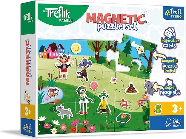 Puzzle magnétique La journée de Treflik pour enfants dès 3 ans