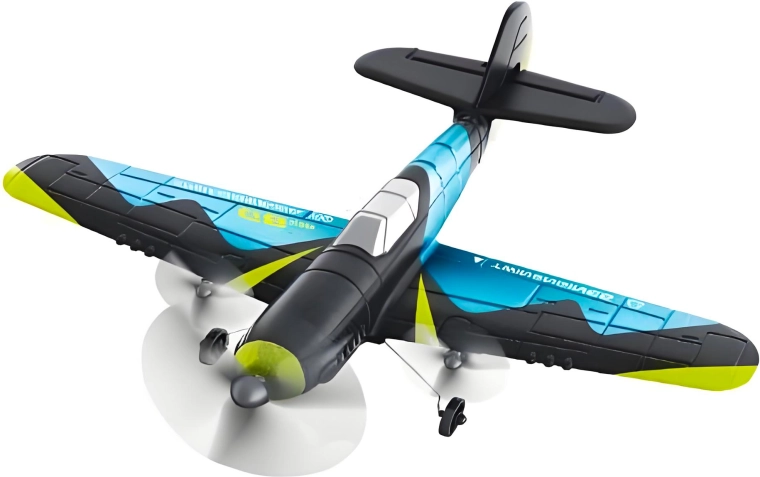 Avion RC G8 avec éclairage LED pour enfants