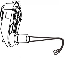 Moteur réducteur gauche pour véhicule enfant Lamborghini Urus 12 V