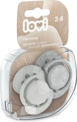 Tétine dynamique en silicone LOVI HARMONY 3-6 m 2 pcs garçon