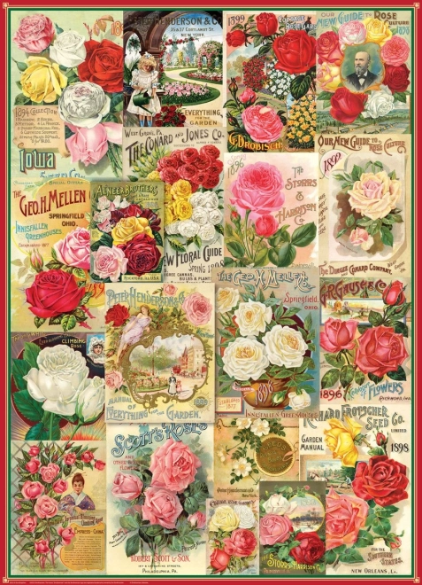 EUROGRAPHICS Puzzle Catalogue de graines : Roses 1000 pièces