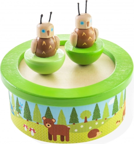 Boîte à musique en bois BIGJIGS TOYS Woodland