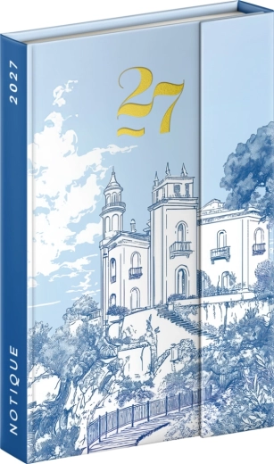 Agenda hebdomadaire magnétique Notique Vila 2027 (11 × 16 cm)