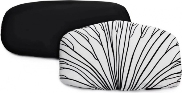Coussin pour chaise haute Enock noir et blanc