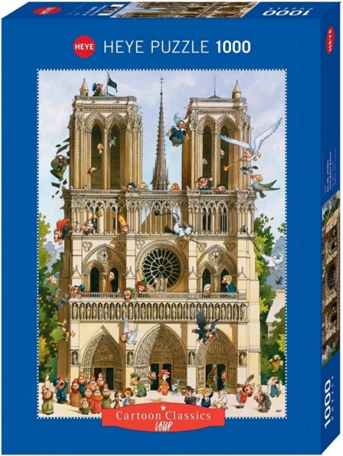 Puzzle 1000 pièces – Viva Notre Dame (HEYE, Loup)