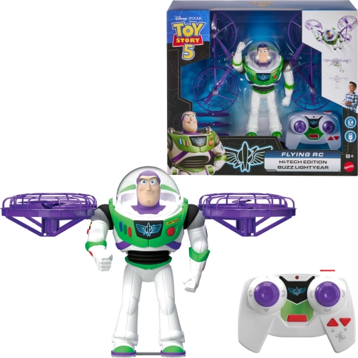 Figurine RC volante Buzz l’Éclair Mattel Disney Pixar Toy Story 18 cm