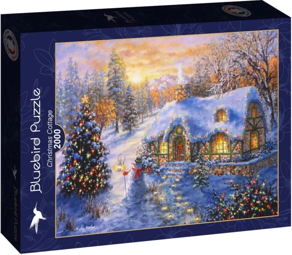 Puzzle Bluebird chalet de Noël 2000 pièces