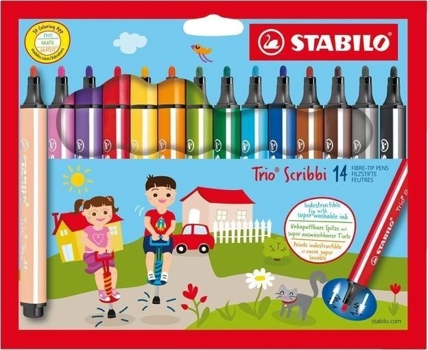 STABILO Trio Scribbi set de feutres pour enfants