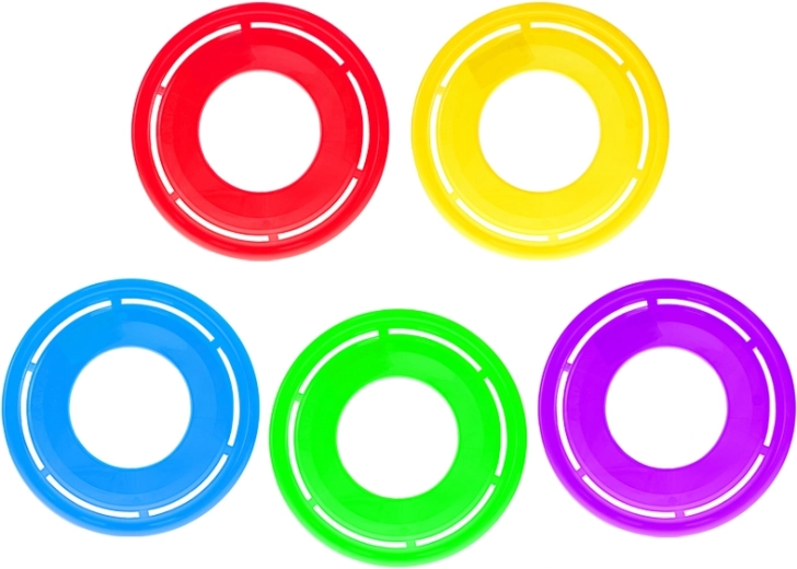 Anneau volant 29 cm – disque à lancer en plastique résistant pour enfants