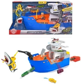 Bateau Dickie City Attaque de requin avec lumière et son