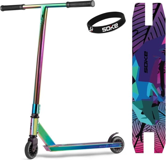 Trottinette freestyle SOKE EVO street neochrome