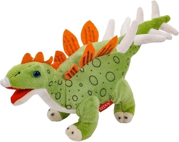 Dinosaure en peluche Stegosaurus vert 30 cm