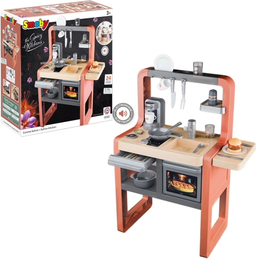 Cuisine enfant électronique avec accessoires (24 pièces)