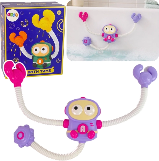 Jouet de bain astronaute crabe à piles