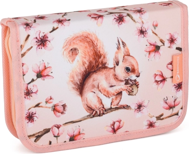 Bagmaster Alfa trousse scolaire à deux rabats avec écureuil