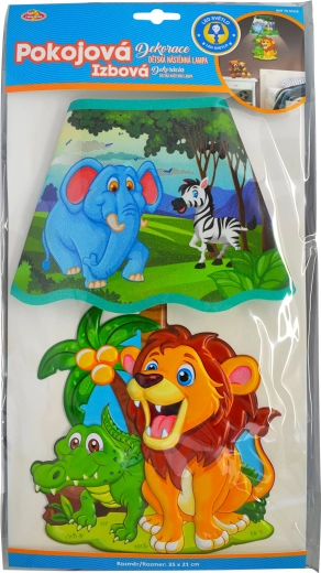 Lampe murale 3D pour enfants Safari