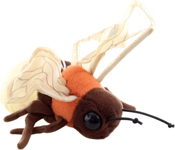 Luciole en peluche éco-responsable 17 cm