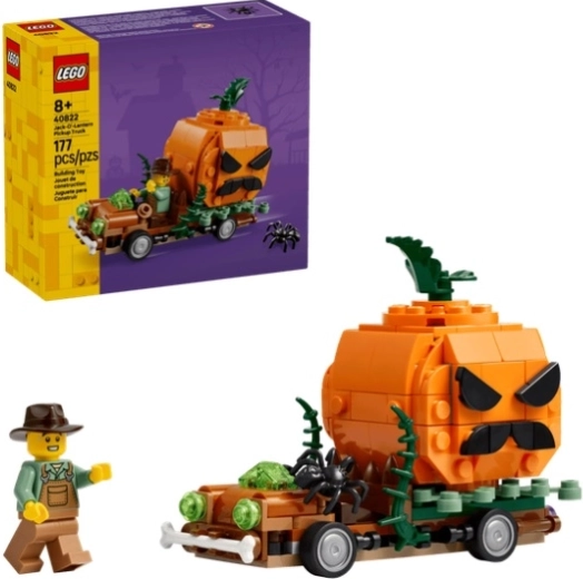 Lego Iconic pickup à la citrouille pour Halloween