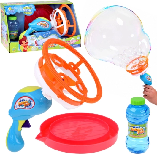 Pistolet à bulles Bubble Fun « bulle dans la bulle » avec solution 236 ml - 1 pièce