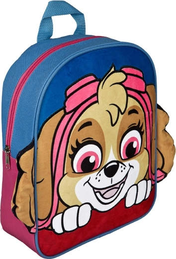 Sac à dos en peluche zippé Pat’ Patrouille Skye