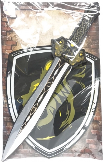 épée et bouclier en mousse lion