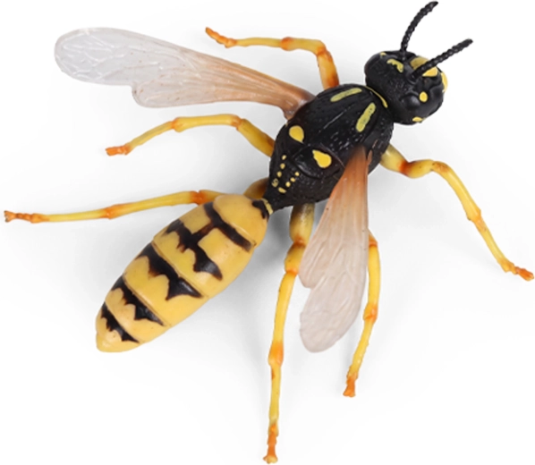 Figurine en plastique de guêpe de 9 cm
