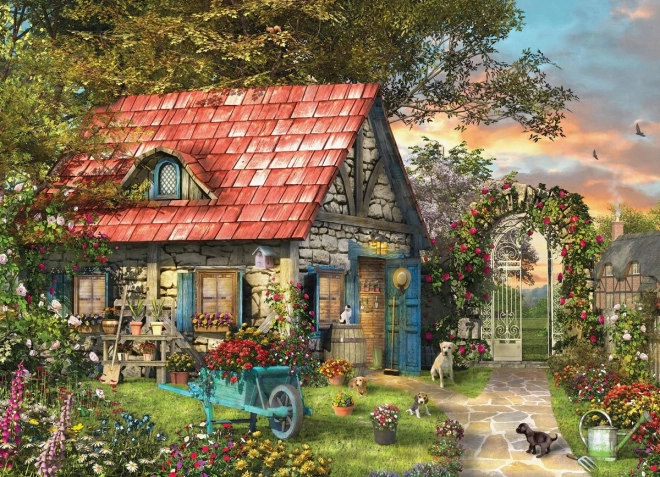 Puzzle Grange de Village XL 500 pièces
