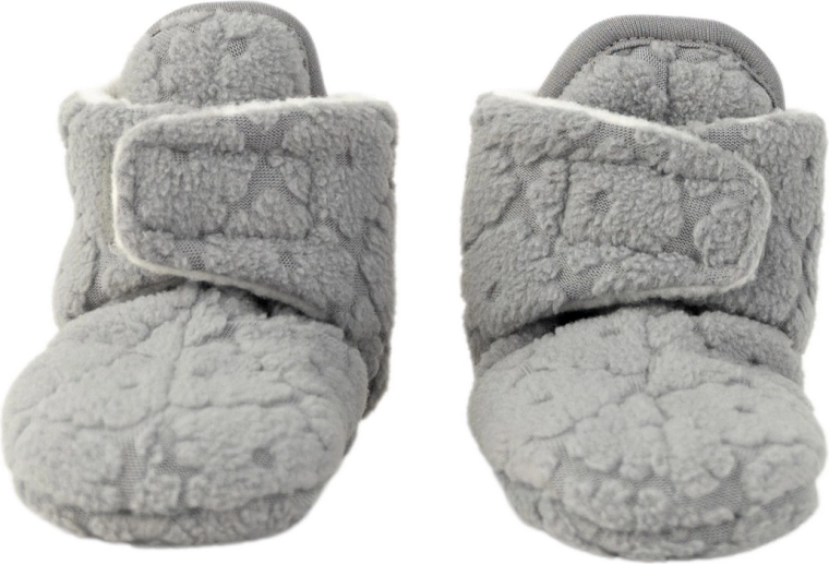 Chaussons bébé Lodger Slipper folklore fleece drizzle 6–12 mois