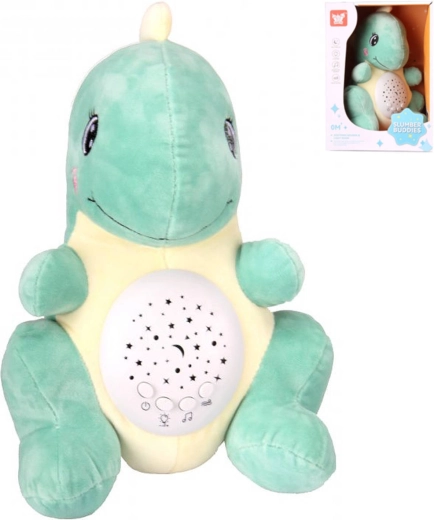 Dinosaure en peluche avec projecteur de ciel nocturne, lumière et son - 1 pièce