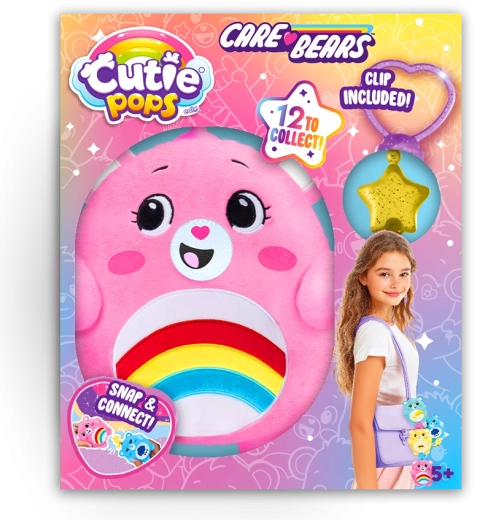 Porte-clés/pendentif de sac à dos Cutie Pops Care Bears (Starostliví medvídci) – plusieurs modèles – 1 pièce
