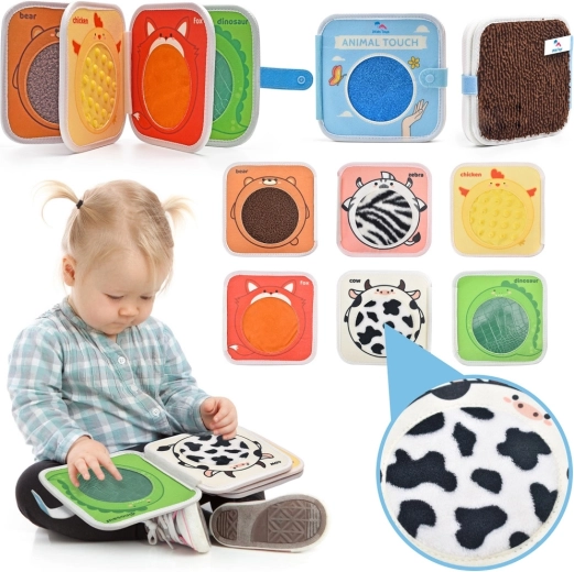 2Kids Toys livre sensoriel animaux - 1 pièce