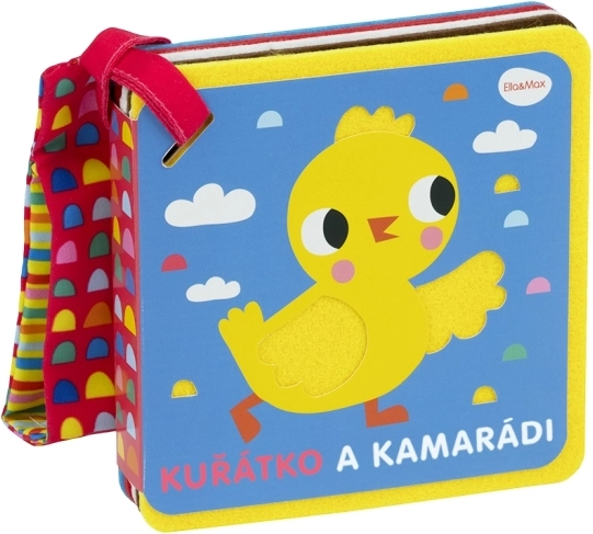 Livre en tissu pour poussette Petit poussin et ses amis