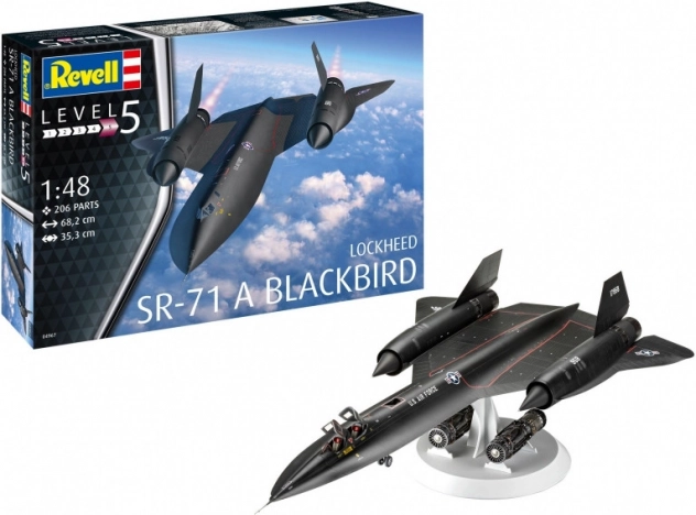 Maquette en plastique Avion Lockheed SR-71 Blackbird 1/48