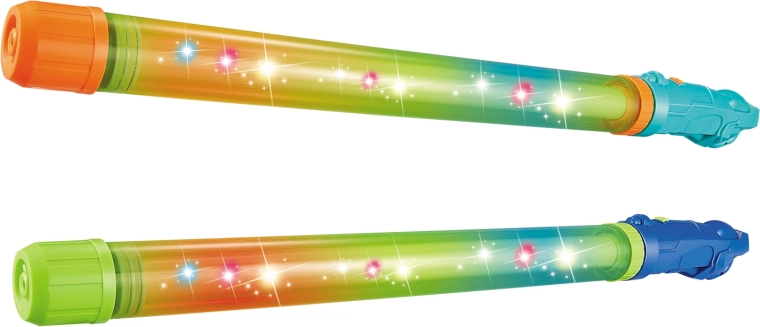 Grande pistolet à eau avec effets lumineux, assortiment
