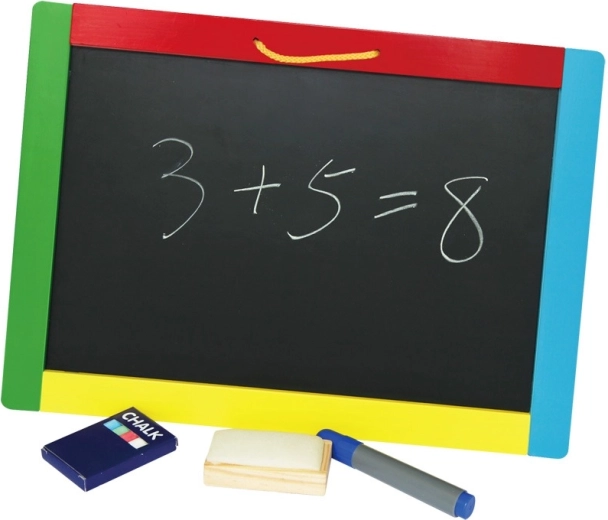 Tableau suspendu double face BABU pour craies et feutres