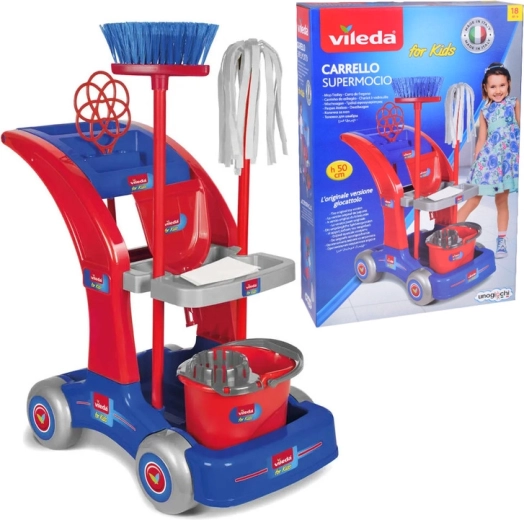 Chariot de ménage pour enfants Vileda SuperMocio avec ensemble