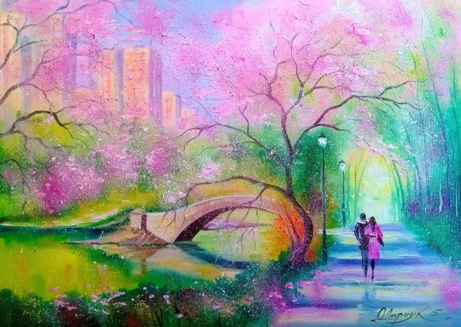 Puzzle Promenade dans le parc 1000 pièces ENJOY