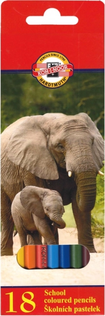 Ensemble de crayons de couleur 18 pcs Koh-i-noor