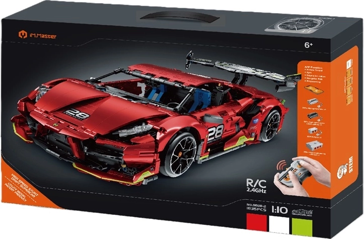 iM.Master RC super voiture de sport télécommandée 1:10 rouge