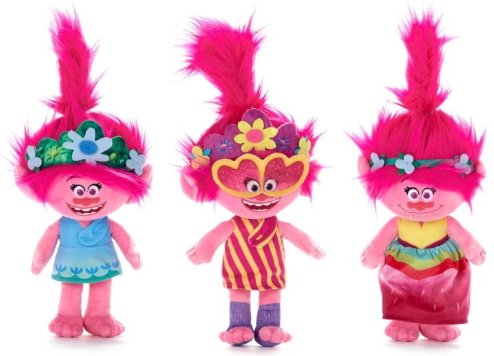 Trolls World Tour figurine en peluche Poppy 30 cm (assortiment) - 1 pièce