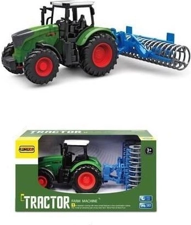 Tracteur avec machine agricole