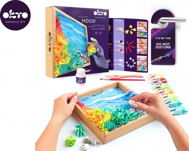 Okto set de modélisation 3D Océan paisible 21 × 21 cm