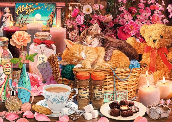 Trefl puzzle premium plus tea time tout est magnifique 1000 pièces