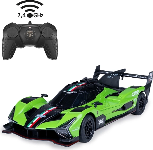 Voiture RC Lamborghini SC63 LMDH 1:24 verte