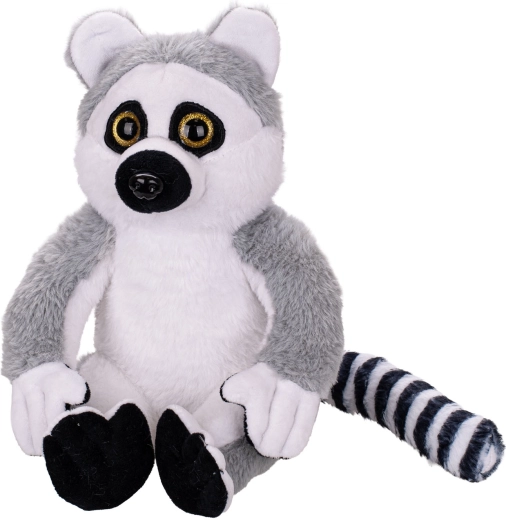 Lémur en peluche 25 cm assis pour bébés dès la naissance