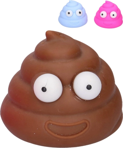 Jouet anti-stress à presser caca 6 cm