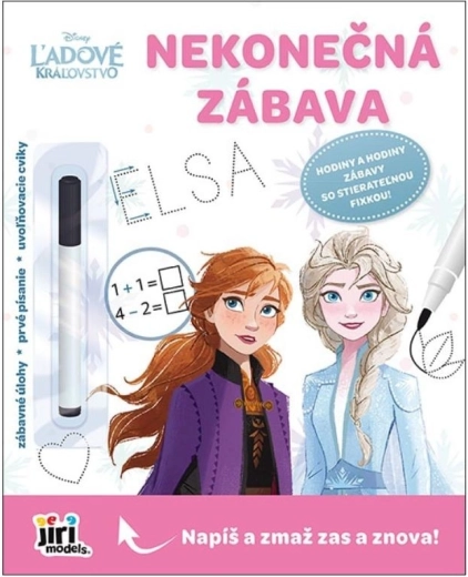 Disney La Reine des Neiges – cahier créatif effaçable avec feutre