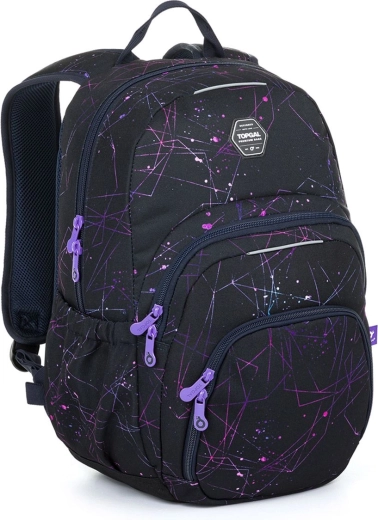 Sac à dos étudiant Topgal Skye avec détails violets
